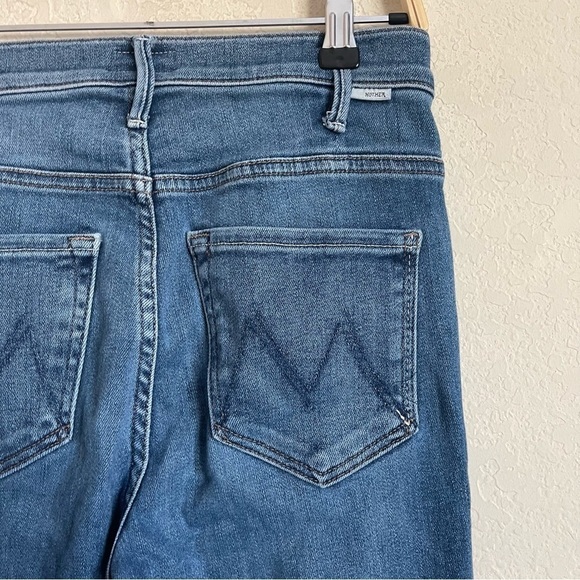 Mother The Hustler Ankle Fray Stretch High Rise Satisfaction, Guaranteed Jeans - Picture 5 of 9